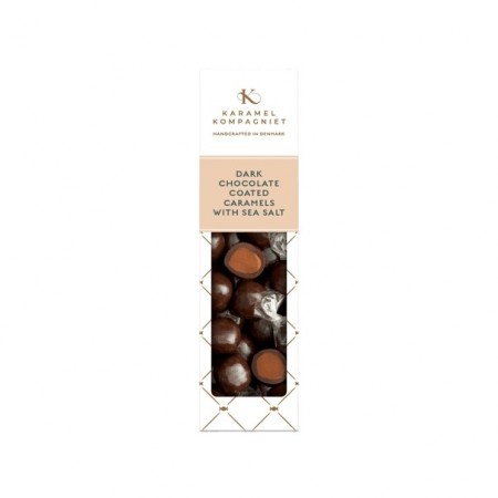 KARAMEL KOMPAGNIET - Dark Chocolate coated caramels with sea salt,109 g 